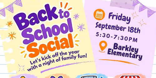 Back to School Social