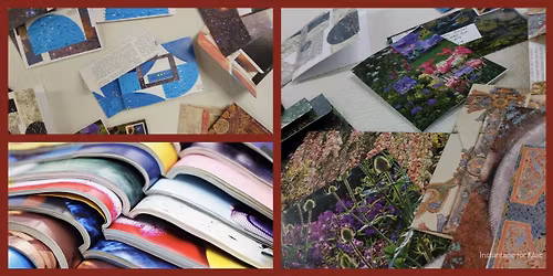 Upcycled Stationary: Winter Themed Cards & Envelopes from Found Paper