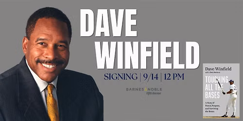 Signing with Dave Winfield for TOUCHING ALL THE BASES @ B&N 5th Ave, NYC!