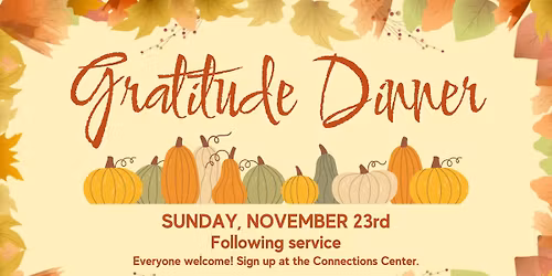 Annual Gratitude Dinner