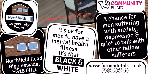 For Men To Talk - Biggleswade (Evening Session)