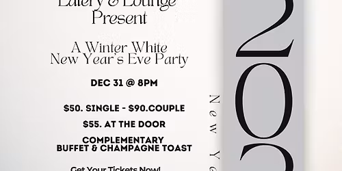 New Year's Eve \u2744\ufe0fWINTER WHITE\u2744\ufe0f Celebration!!!!