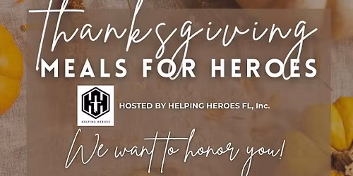 Thanksgiving Meals for Heroes