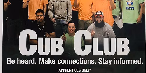 Cub Club - Apprentice Meeting