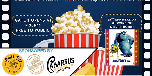 Movie Night at The Ballpark - Monsters Inc 25th Anniversary!