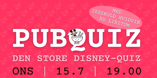 PUBQUIZ - Den Store Disney-quiz