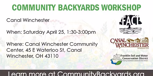 Community Backyards Workshop - Canal Winchester