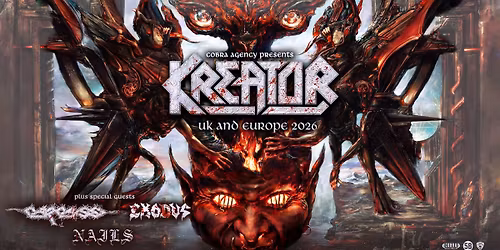 KREATOR \/ Carcass \/ Exodus \/ Nails \/\/ Vienna