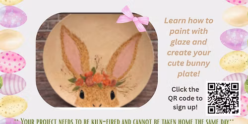 Bunny Plate Ceramics Workshop
