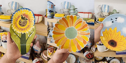 Mother\u2019s Day Sunflower Ceramic Painting Pop-Up