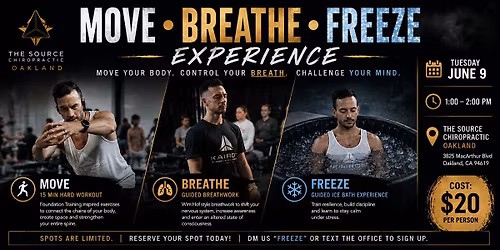 Move Breathe Freeze (Ice Bath Experience)