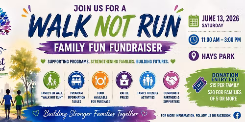 Walk not Run Family Fundraiser