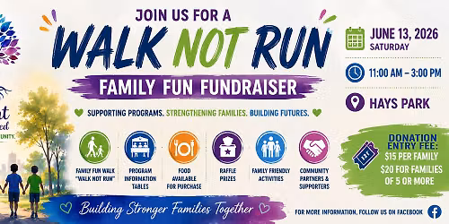 Walk not Run Family Fundraiser