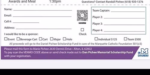 2nd annual Dan Pichee Memorial Golf Tournament 