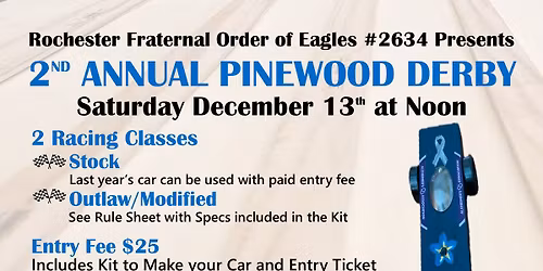 2nd Annual Pinewood Derby