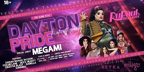 DAYTON PRIDE KICKOFF PARTY FEATURING: MEGAMI