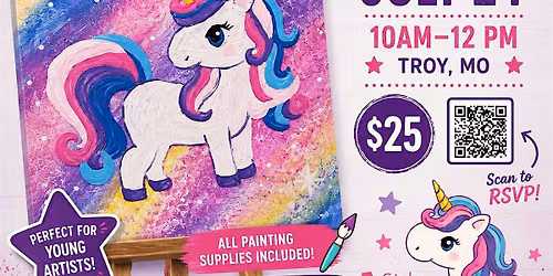 Kids Unicorn Paint Party