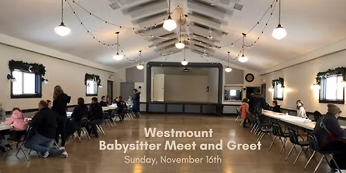 Westmount Babysitter Meet and Greet