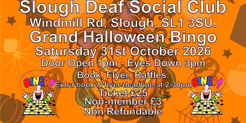 Grand Halloween Bingo