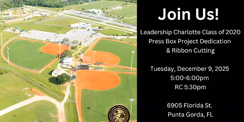 Leadership Charlotte Class of 2020 Press Box Project Dedication & Ribbon Cutting