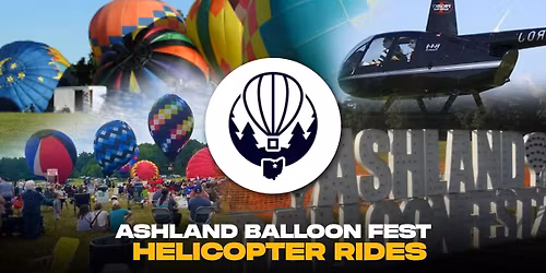 Helicopter Rides at the Ashland Ohio BalloonFest