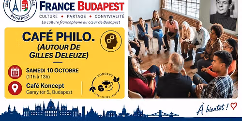 Caf\u00e9 Philo \/ Autour de Gilles Deleuze \ud83e\udd13\u2728