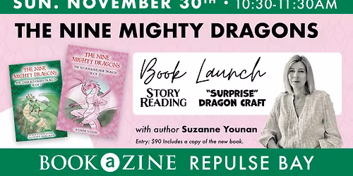 Book Launch & Story Telling: The Nine Mighty Dragons with Suzanne Younan