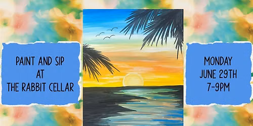 Paint and Sip at The Rabbit Cellar Lounge