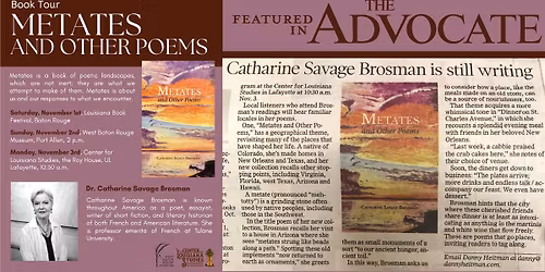 Catharine Brosman Poetry Reading and Book Signing 