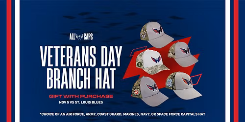 Capitals vs Blues (Veterans Day)