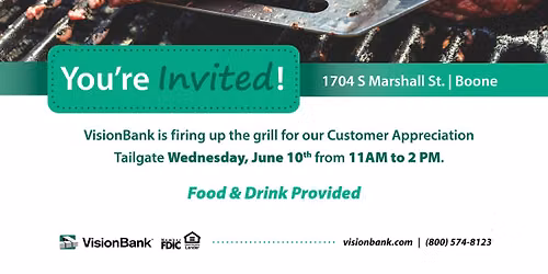 Boone Customer Appreciation Tailgate
