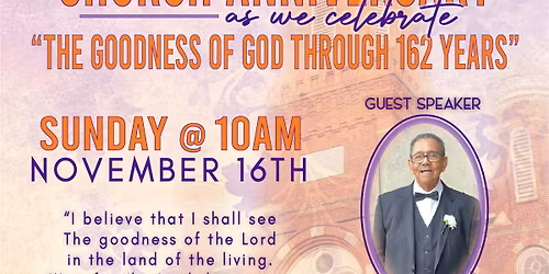 162nd Church Anniversary!