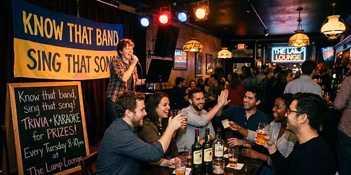 Tuesday Night Karaoke and Trivia Know it and sing it.