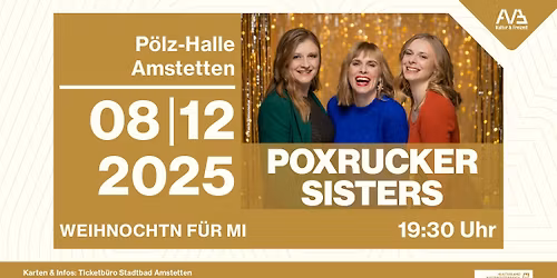 POXRUCKER SISTERS in der P\u00f6lz-Halle Amstetten | WEIHNOCHTN F\u00dcR MI \u2728\ud83c\udf84