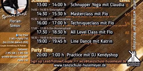 West Coast Swing Day - mit Special Guest Florian Simon