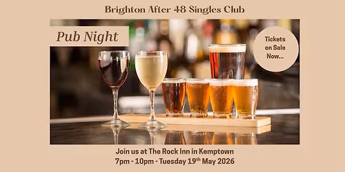 Brighton After 48 Singles Club - Pub Night