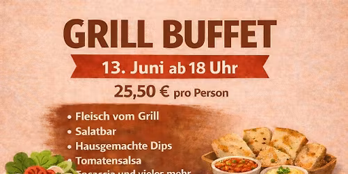 13. Juni Grill-Buffet