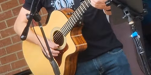 Dustin Yager On the Patio at Moochies(5\/30)