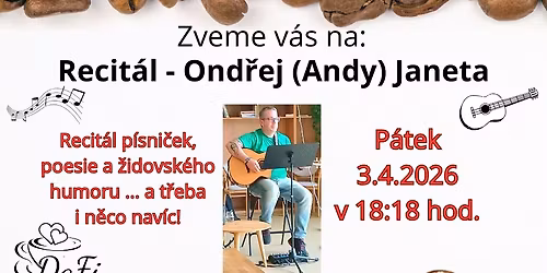 Ond\u0159ej (Andy) Janeta - Recit\u00e1l p\u00edsni\u010dek, poesie a \u017eidovsk\u00e9ho humoru