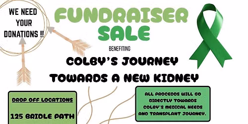 Colby\u2019s Journey Benefit Sale !!