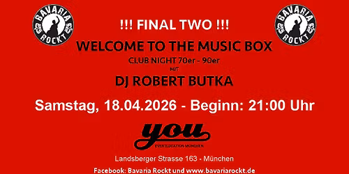 BAVARIA ROCKT - WELCOME TO THE MUSIC BOX