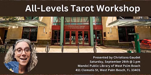 All-levels Tarot Workshop at Mandel Public Library of West Palm Beach