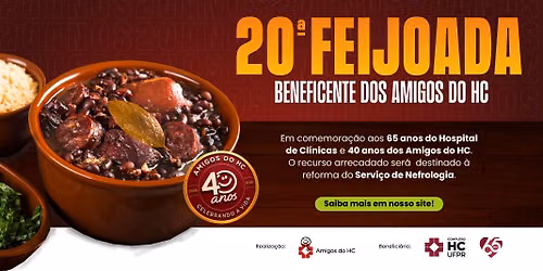 20\u00aa Feijoada Beneficente dos Amigos do HC.