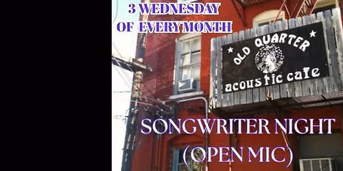 SONGWRITER NIGHT (OPEN MIC)