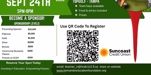 Top Golf Fundraiser for HCEF
