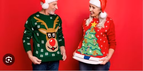 Ugly Sweater gathering with Tamara King taking the stage with her friends