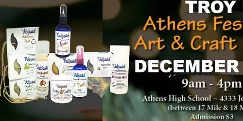Valganics will be at Troy Athens High School Craft Show
