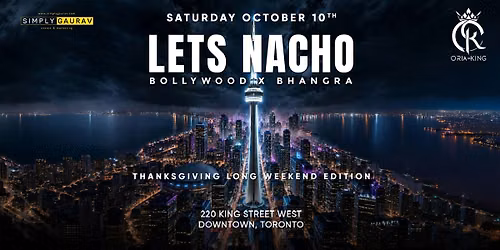 LETS NACHO | Bollywood & Bhangra Party