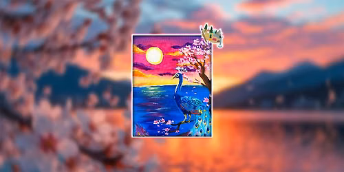 Peacock at Dusk Paint-N-Sip at Altitude 15