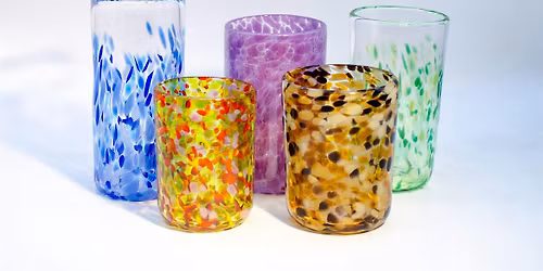 Time for a cool beverage! in your own hand-made drinking glass!